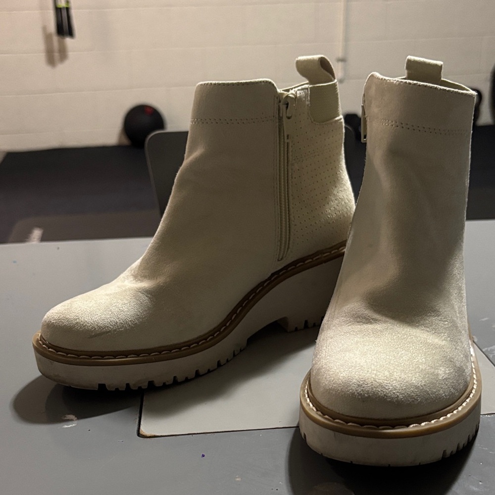 Elegant White Ankle Booties